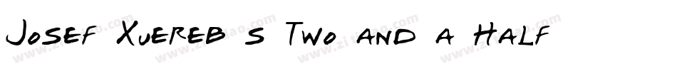Josef Xuereb s Two and a Half Men字体转换
